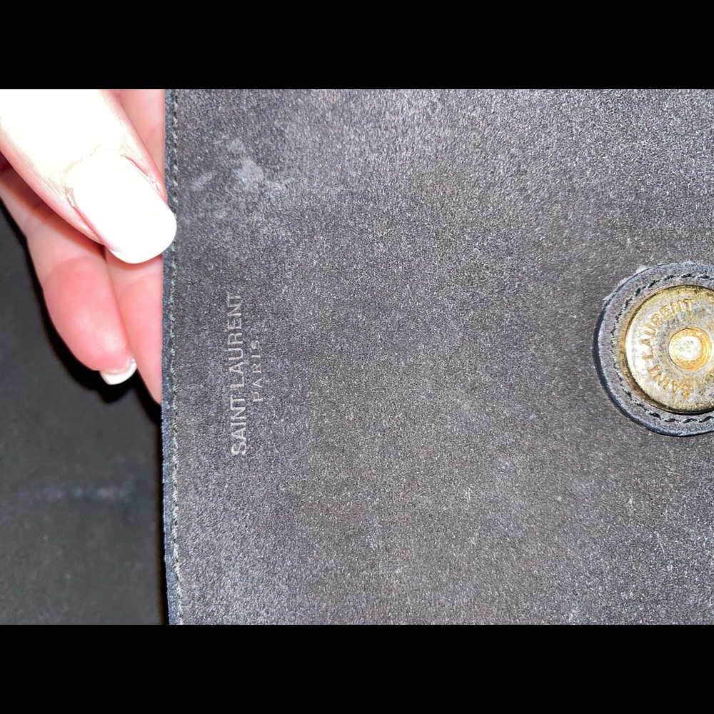 Saint Laurent Y Studs Besace Crossbody Bag - Picture 9 of 9